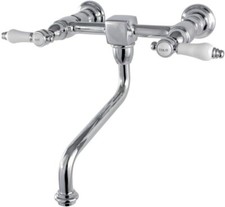NEW Kingston Brass KS1211BPL Bel-Air Bathroom Faucet 8" Spout Polished Chrome