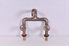 Signature Hardware Deck Mount High Bridge Bathroom Faucet in Oil RUbbed Bronze