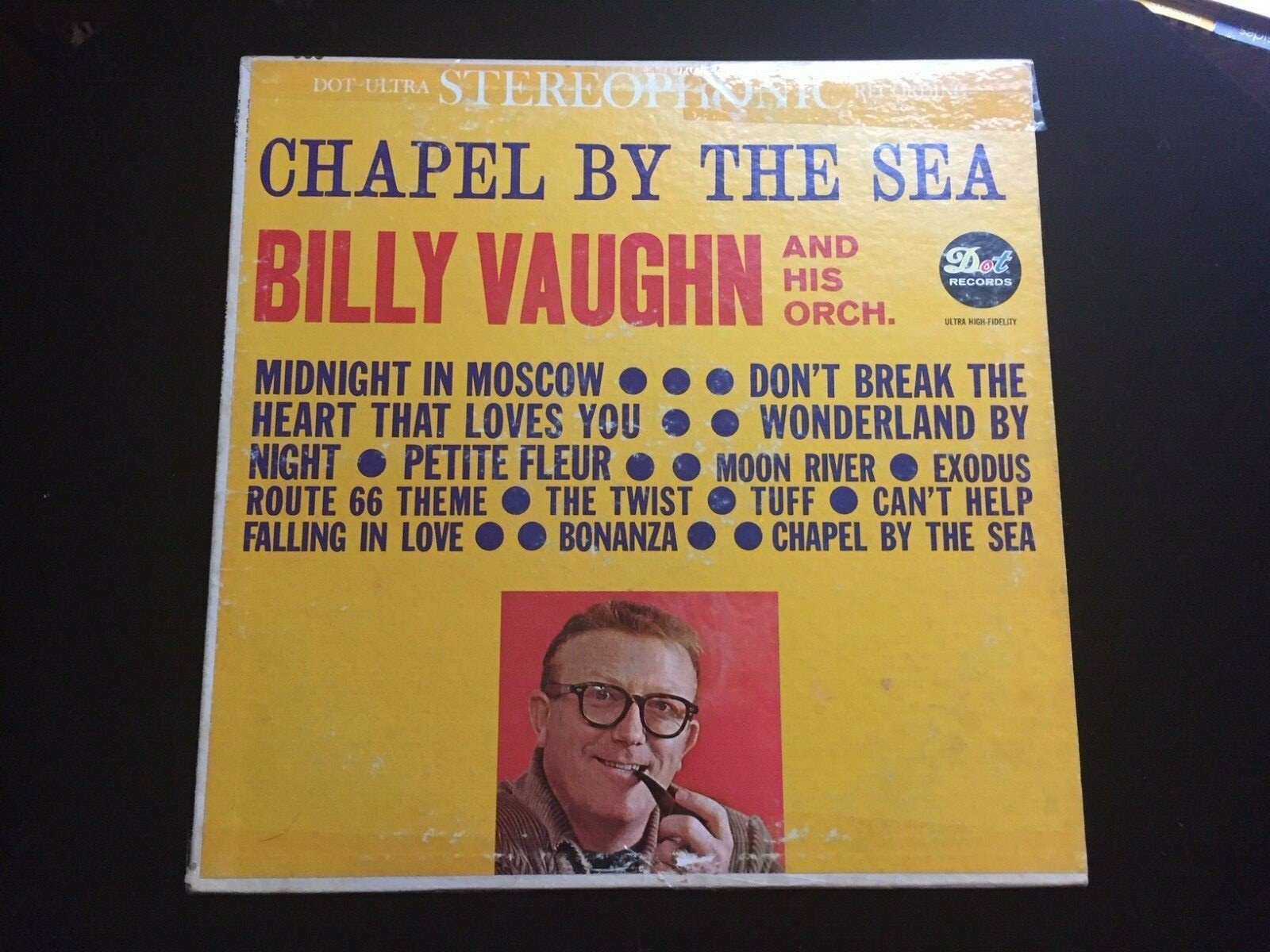 Billy Vaughn And His Orchestra Chapel By The Sea Dot Records LP 1962
