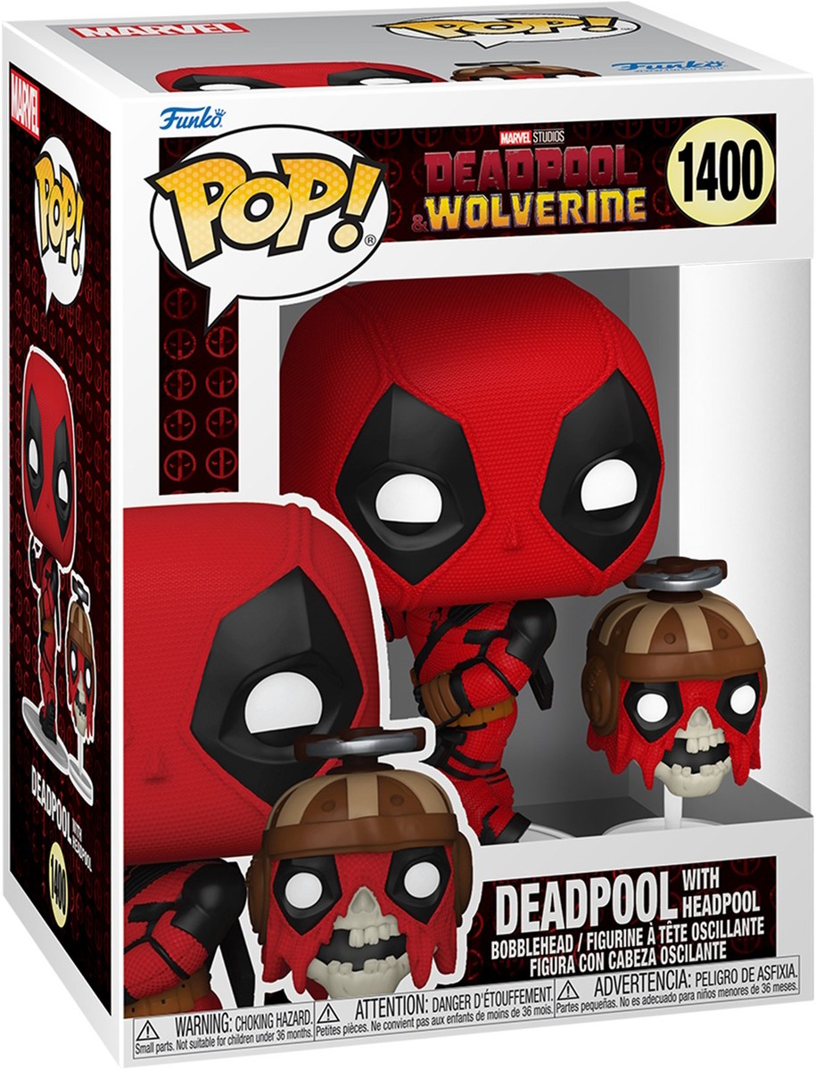 【POP FUNKO】Deadpool デッドプールファンコ MARVEL Deadpool & Wolverine - Deadpool with Headpool 1400 - Funko Pop