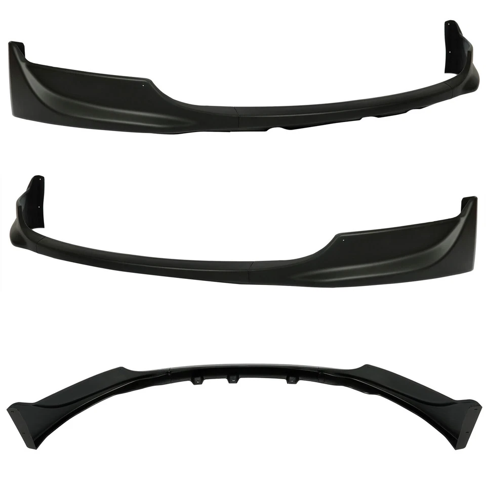 Kit divisor de labios parachoques delantero estilo fábrica negro Fit Honda S2000 AP2 2004-09 Foto 2 de 4