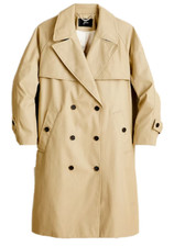 J-crew Relaxed Trench Coat In Cotton-canvas Xl Oversized - Rrp £395
