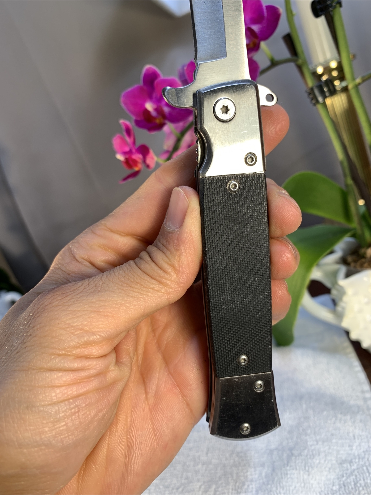 Sog Flash Tanto Flip RARE 440 Steel In VG++ Shape eBay