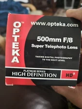 Opteka 500mm f/8 Preset Telephoto Lens for T Mount