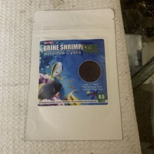 0.5 Oz Brine Shrimp Eggs with 90 Hatch Rate for Fry Freshwater Fishes