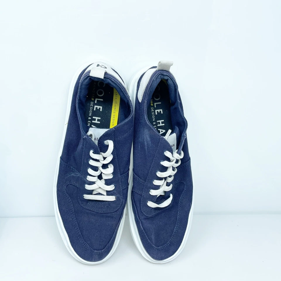 Cole Haan Womens Grand Pro Rally W23231 Blue Casual Shoes Sneakers Size 8 B - Image 4 of 4