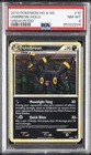 2010 POKEMON HEARTGOLD & SOULSILVER UNDAUNTED #10 UMBREON-HOLO PSA 8
