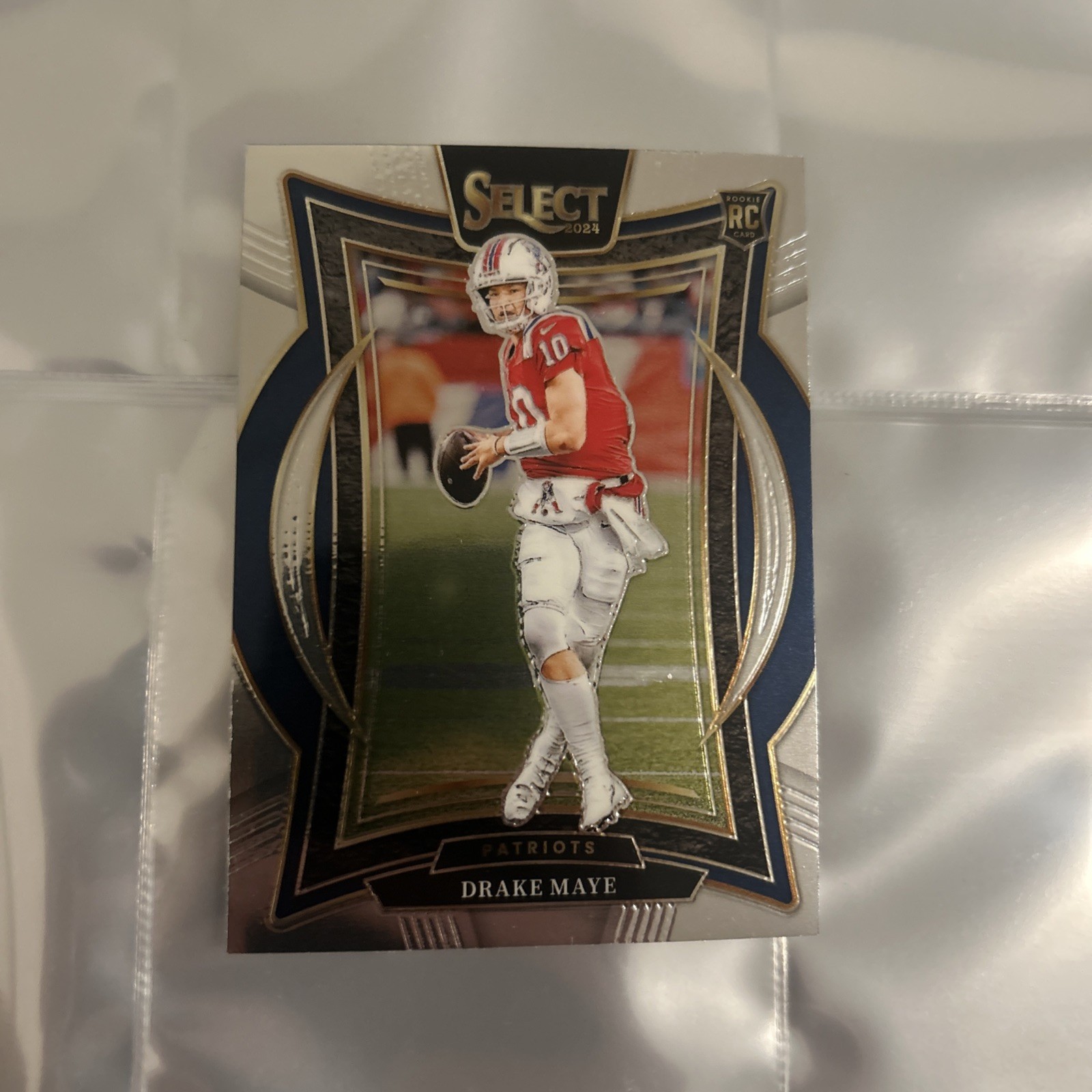 2024 Panini Select - Concourse Drake Maye #27 Silver Prizm (RC)