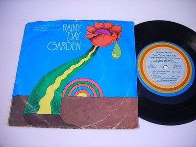 w PICTURE SLEEVE 44th Street Flower Factory Rainy Day Garden 1971 7'' 33rpm EP