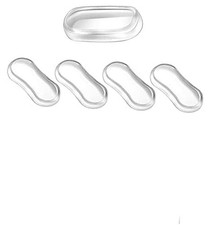 5 Pieces Toilet Seat Bumpers, Universal Buffer Toilet Lid Rubber Bumpers