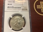 1958-D Franklin Half Dollar NGC MS64