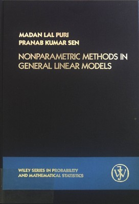 Nonparametric Methods in General Linear Models. Wiley Series in Probability and 