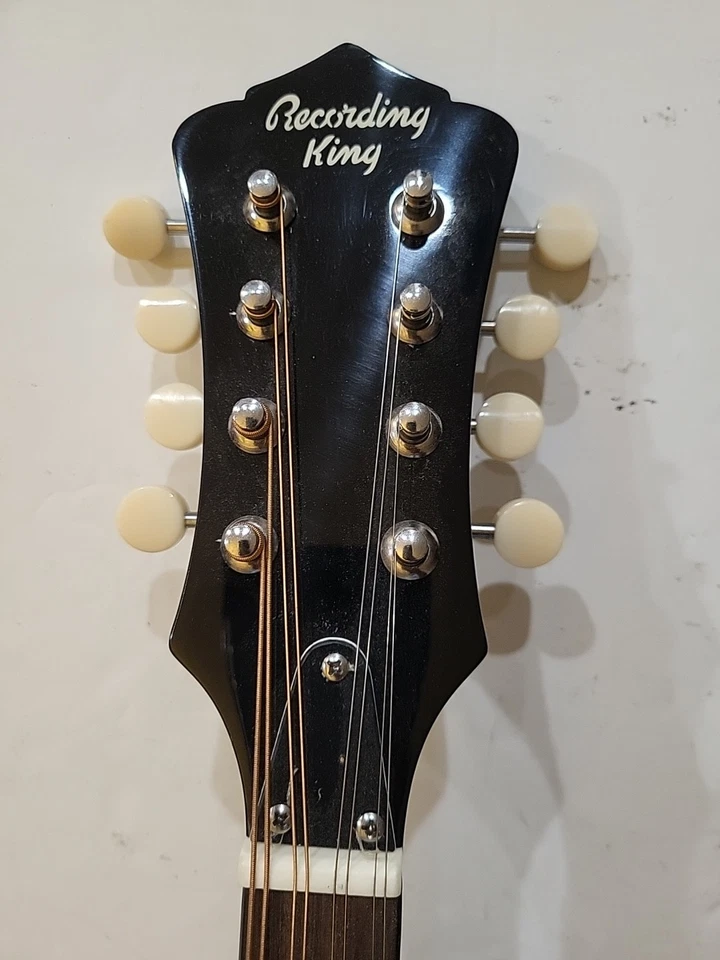 Recording King RAM-3-BK Mandolin Gloss Black - Image 4 of 4
