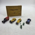 Meccano Dinky Toys Bundle Of 4 Die Cast Vintage Metal Cars Damaged Multicoloured