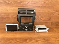 2012-2015 FORD EXPLORER SYNC 2 NAVIGATION SCREEN STEREO BEZEL CLIMATE PANEL OEM