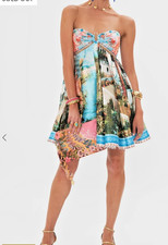 CAMILLA From Sorrento With Love Taffeta Short...