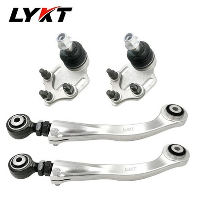 LYKT4pcs Alignment Front Camber Ball Joint & Rear Camber Arm for BenzS、CLS、E、AMG