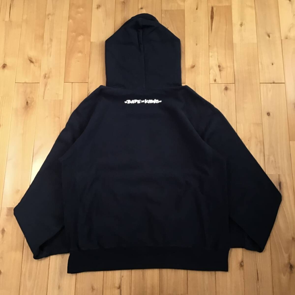 BAPE × KAWS MILO pullover hoodie Navy a bathing ape NIGO Size M | eBay