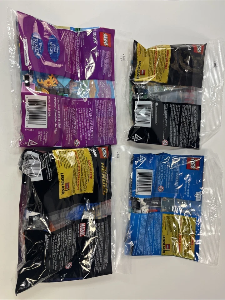 Lego Lot of 12 Sealed Bag small sets Star Wars Marvel City Ninjago C-3PO - Image 3 of 4