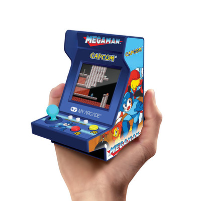 Mega-Man Pico Player: 3.7'' Portable Arcade with 6 Retro Games and Color Display