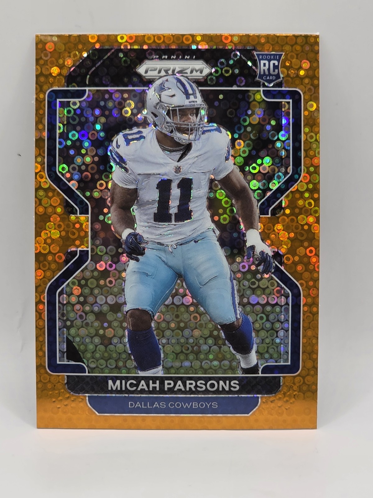 2021 Panini Prizm - Rookie Micah Parsons #382 Lazer Prizm (RC)