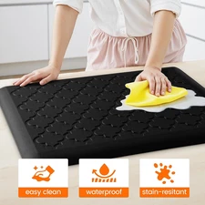 4/5 Inch Thick Anti-Fatigue Kitchen Mat Waterproof Non-Slip Kitchen Floor Mat...