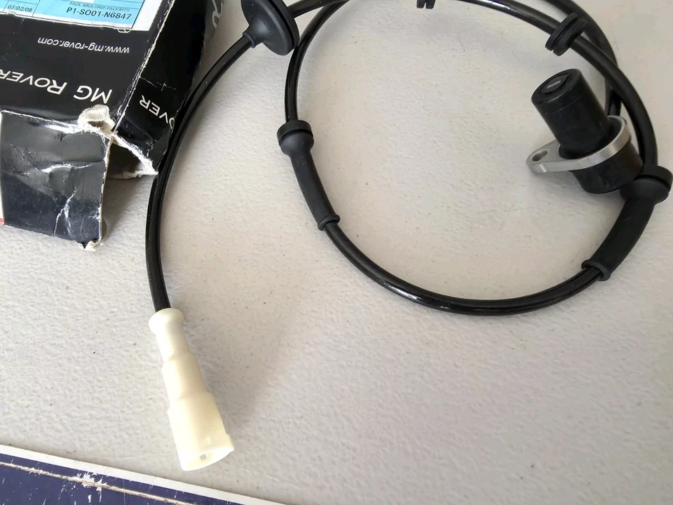ROVER 200 25 45 MGZR MGZS CONJUNTO SENSOR ABS DELANTERO IZQUIERDO NUEVO GENUINO SSB100930 Foto 4 de 4