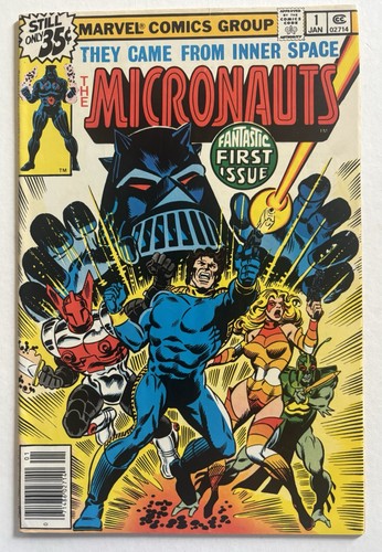 The Micronauts #1 Marvel Comics 1979 Newsstand VF- 1st Baron Karza, Bug