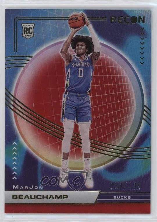 2022-23 Panini Recon Rookies Holo Red /199 MarJon Beauchamp #224 10no