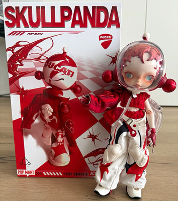 POP MART SKULLPANDA × DUCATI 1/6 Action Figure   Original
