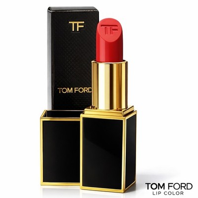 Tom Ford Lip Color Lipstick TF Red Coral 3g Luxury Gold Case Unmarked Shade
