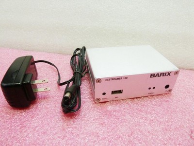 Barix Exstreamer 100 Multiformat IP Audio Stream Decoder | P/N: 2005.8036