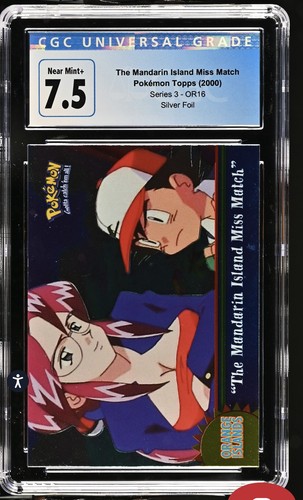 CGC 7.5 The Mandarin Island Miss Match 2000 Series 3 Topps OR16 Foil Pokemon - 第 1/2 張圖片