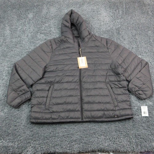 ZeroXposur Jacket Womens 3X Gray Quilted Puffer Hooded Insulated Mid-Length NWT