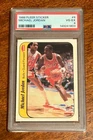 1986 Michael Jordan Fleer Sticker #8 Card PSA VG-EX 4 Rookie RC