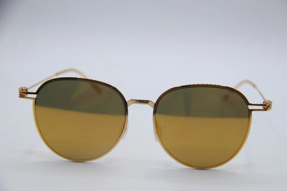 全新 MONTBLANC MB 0028A 003 棕色 正品 太阳镜 54-17 — 第 2/4 张图片