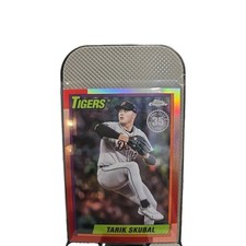 2025 Topps Chrome Update Series - 1990 Topps Baseball Tarik Skubal #90CU-10