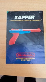 Nintendo Entertainment System NES Control Deck Zapper Manual  Booklet UKV-2 