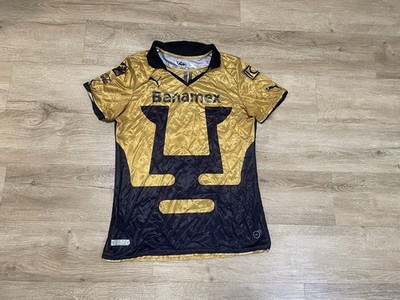 Pumas UNAM Puma 2014 Gold Women s Sz M Soccer Jersey Mexico