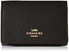 Coach Business Card Case 87731 Women's Black/Imprint One Size Fits All [Parallel