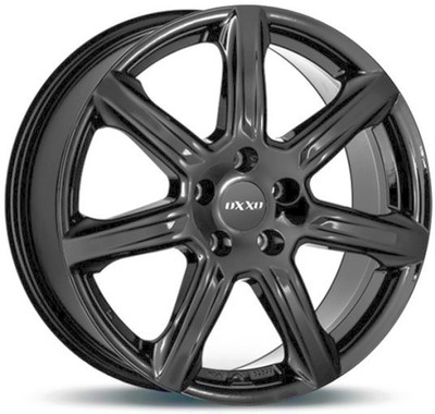 4x Alufelgen OXXO FEROX BLACK für Opel Corsa D S-D S-D/Van 15 Zoll Felgen
