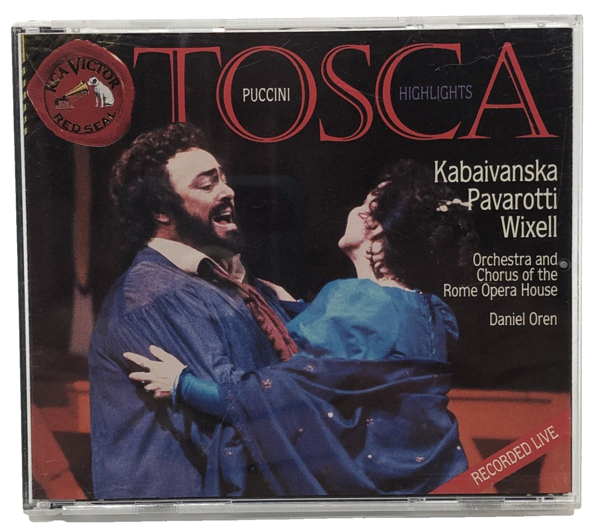 Puccini Tosca Highlights CD Kabaivanska Pavarotti Rome Opera House