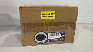 LOQRON Keyed Alike Entry Door Knob Matte Black ET B6007 6 6pcs