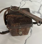 US USGI WWII MILITARY D29377 LEATHER CARRYING CASE M14 60mm MORTAR SIGHT WW2