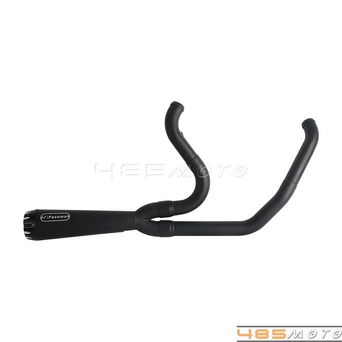 NEW 2-into-1 Exhaust Muffler Pipe For Harley Touring Road Glide Street Glide 17+ - Picture 5 of 19