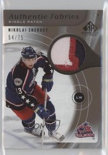 2005-06 SP Game Used Edition Authentic Fabrics 54/75 Nikolai Zherdev Patch 0uj7