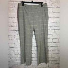 Anne Klein Black White plaid dress pants women s size 10