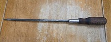 Mac Tools Vintage 5/16"× 9-1/2" Blade Flat Tip Screwdriver Wooden Handle USA N10