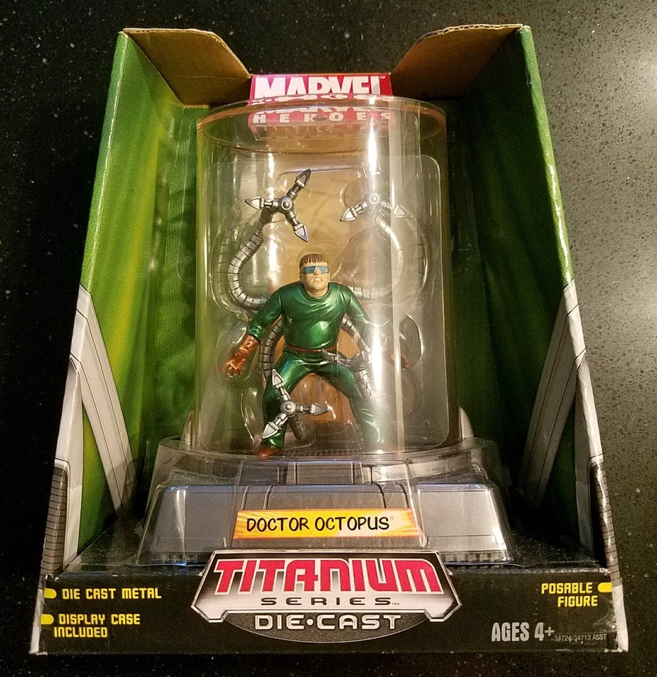Marvel Micromachines Galoob Green Goblin & Doctor 章鱼压铸人偶 全新带盒  — 第 2/4 张图片