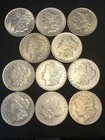 Morgan Dollars 1878-1893 Cc - Lot of 5 Uncirculated Mixed Dates Au/Bu Coins